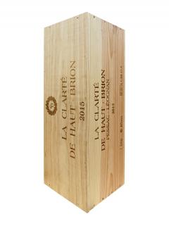 La Clarté de Haut Brion 2015 Caisse bois d La Clarté de Haut Brion 2015 Caisse bois d
