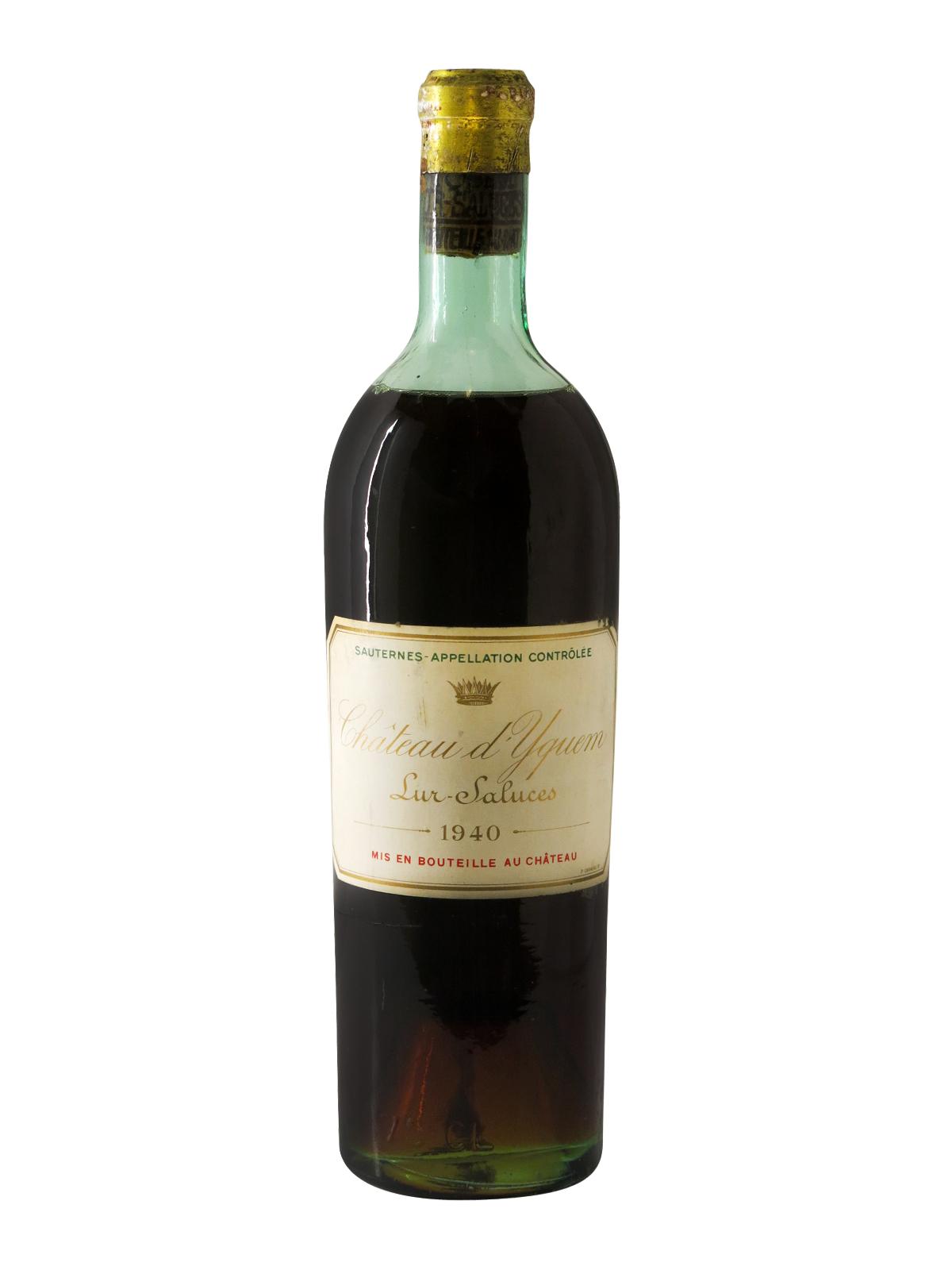 1940 Château d'Yquem Sauternes 75cl – Chateau.com