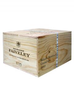 Bâtard-Montrachet Grand Cru Domaine Faiveley 2012 Caisse bois d'origine de 6 bouteilles (6x75cl) Bâtard-Montrachet Grand Cru Domaine Faiveley 2012 Caisse bois d'origine de 6 bouteilles (6x75cl)